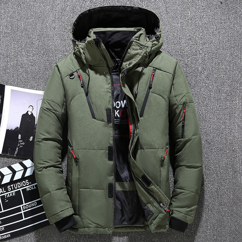 Męska biała kurtka puchowa z k – Down Jacket Packable recenzja i cena