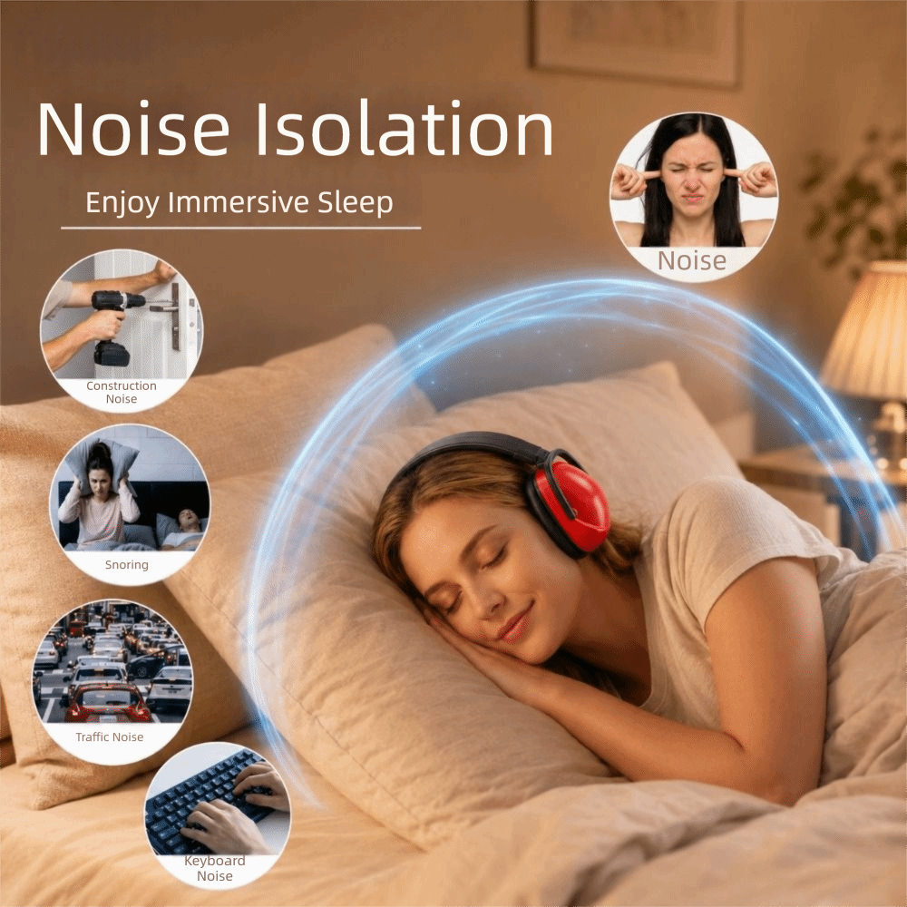 Składane, regulowane nauszniki – Earmuffs Foldable recenzja i cena