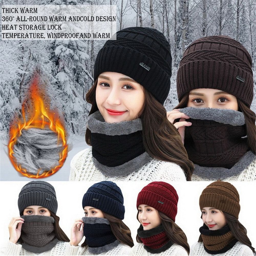 Ciepła, miękka, termiczna czap – Knit Beanie Hat Warm recenzja i cena
