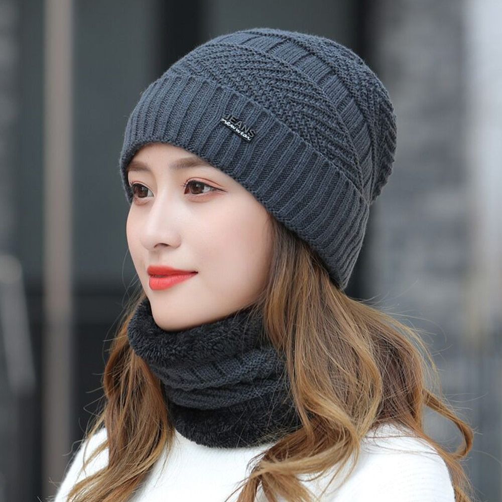 Ciepła, miękka czapka z polaru – Knit Beanie Hat Warm recenzja i cena