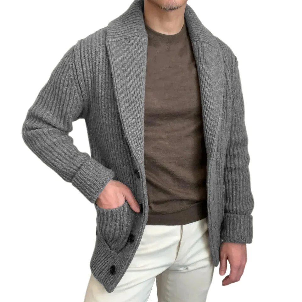 Męskie swetry rozpinane z klap – Down Jacket Packable recenzja i cena