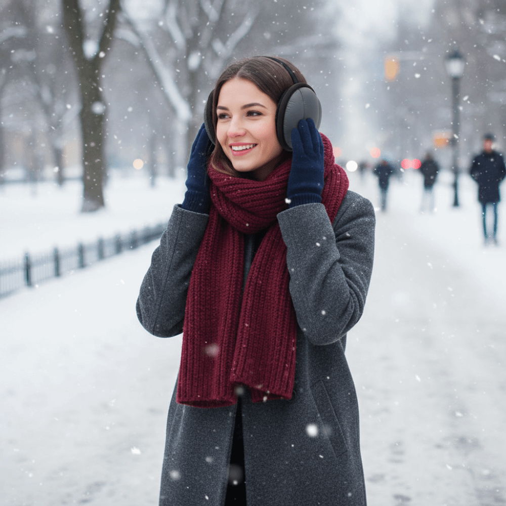 Modne zimowe nauszniki męskie  – Earmuffs Foldable recenzja i cena