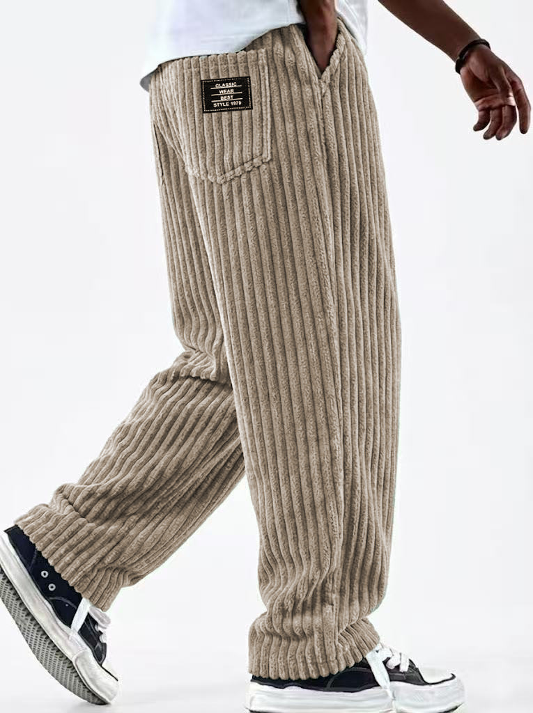 Zimowe spodnie z tkaniny sztru – Corduroy Pant Warm recenzja i cena