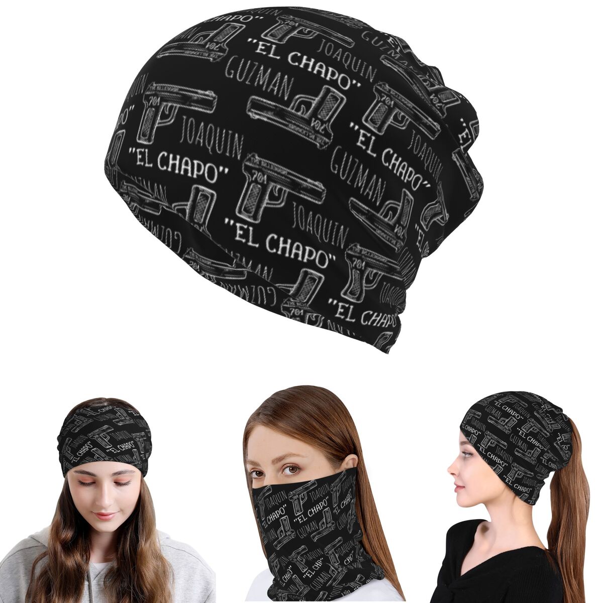 Joaquin El Chapo Guzman Narcos – Knit Beanie Hat Warm recenzja i cena